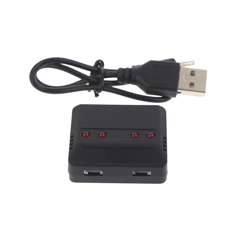 

3.7V Lipo 4 In 1 Usb Charger For E010 H31 X4 Syma X5Sw X5C X5Hw Rc Boat Car Drone Helicopter Parts Accessories чорний