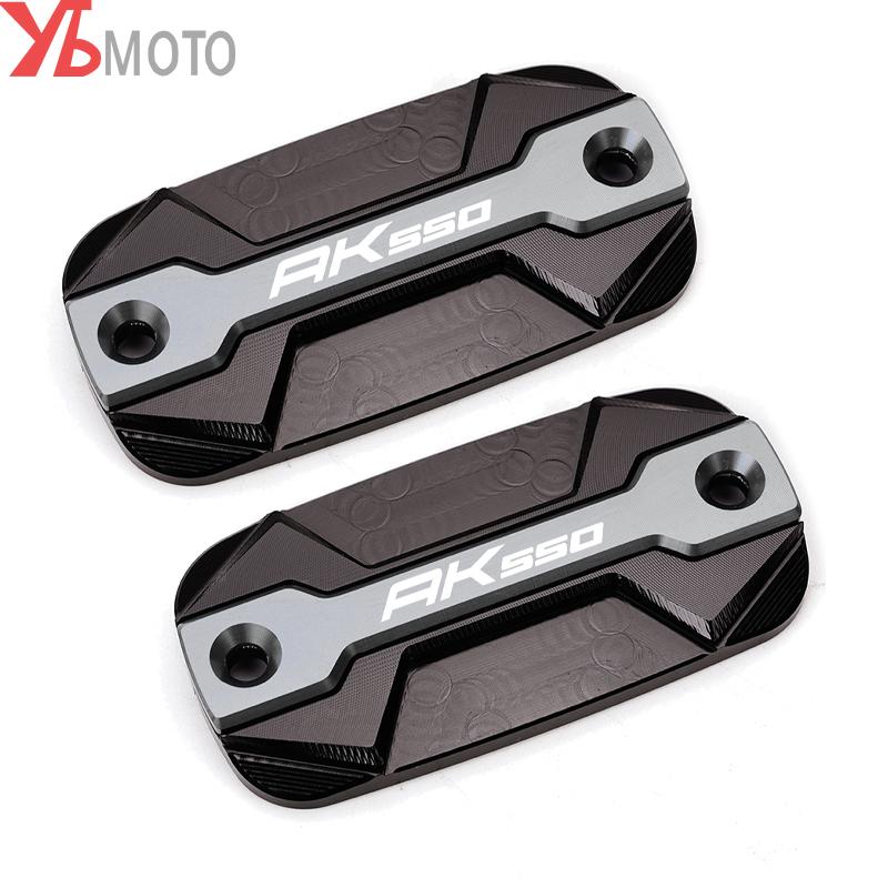 Copertura Serbatoio Olio Freno Anteriore CNC per Moto Tappo Serbatoio Olio Per KYMCO AK550 AK 550 2023 Ultimi Accessori