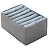 Non Woven Fabric Pants Organizer Foldable Pants Storage Box with Multiple Compartments Durable Trousers Organizers
