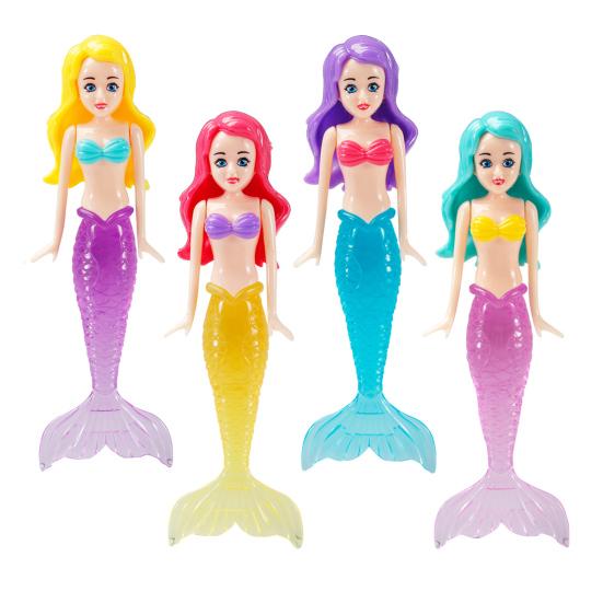 Mermaid Dive Toys Set for Kids Water Activated Diving Pool Toys Water Play Toys Gift for Divers And Water Lovers