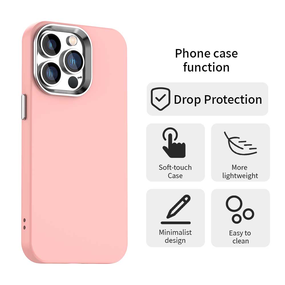 

For iPhone 13 Pro Max Case TPU+TPE Anti Drop Protection Phone Cover Purple
