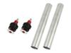 POSH FAITH Motorcycle Initial Adjuster with Air for NINJA and Part Number Valve, Black/Red, 250/400 (2018 Later), 135665-02