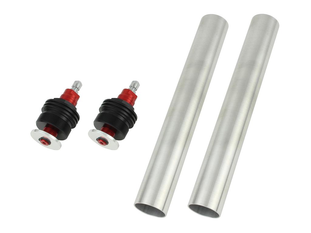 POSH FAITH Motorcycle Initial Adjuster with Air for NINJA and Part Number Valve, Black/Red, 250/400 (2018 Later), 135665-02