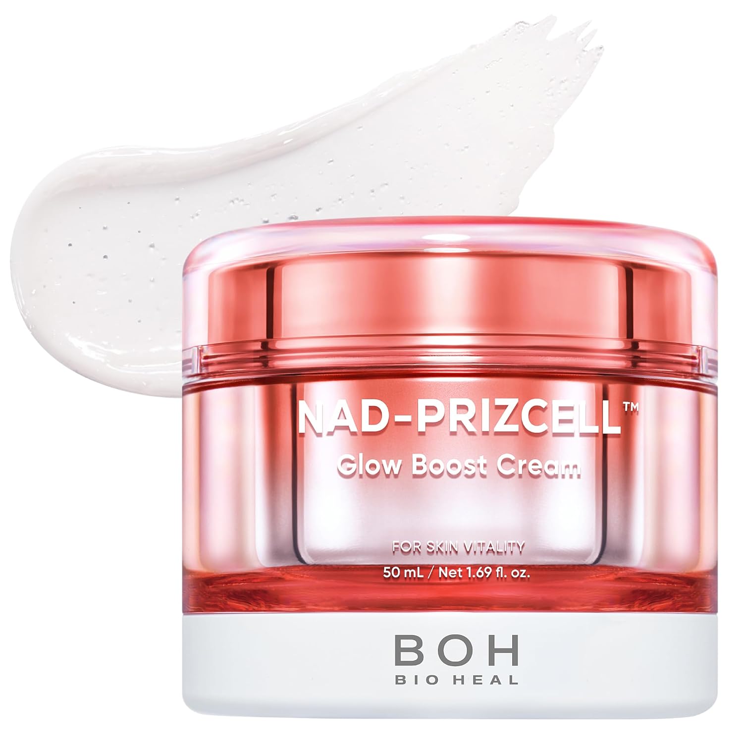 Biohealbo (BOH) NAD Prism CellTM Glow Boost Cream 50ml radiance firmness moisture hydration dryness peptide hyaluronic acid ceramide niacinamide
