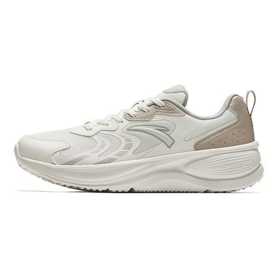 Flying High Mesh Lightweight Low-Top Casual Running Shoes Women Sneakers White Brown 922445510-1
