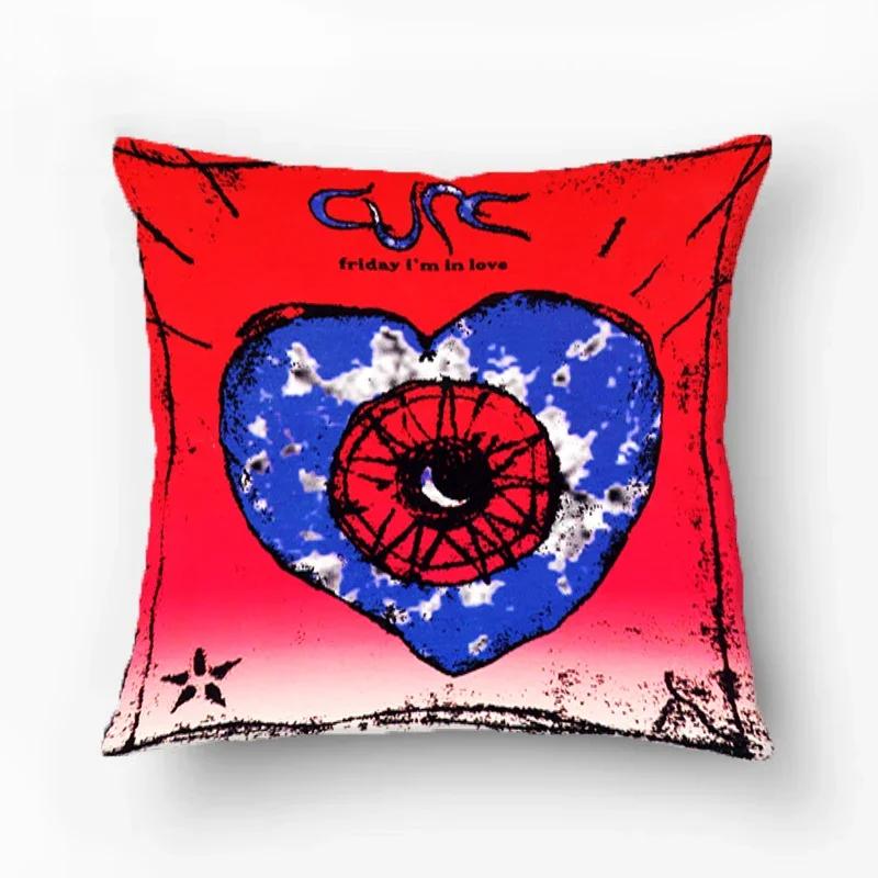 Home Decor Pillow Covers Furniture Robert Smith Luxury Sofa Cushions Art Cushion Cover Decorative Pillowcases The Cure Pillows