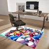 1pc Anime Mega Man Chair Mat - Office Desk Pad with Cartoon Design, Non-Slip Carpet for Home Decor, Suitable for All Seasons, Perfect Gift Idea.Y025