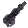 For Pressure Washer Car Washer Accessory 6in1 Pressure Nozzle For Car Cleaning Black Time Saving Cleaning Nozzle