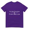 Si Vis Pacem Para Bellum Latin Saying Tshirt