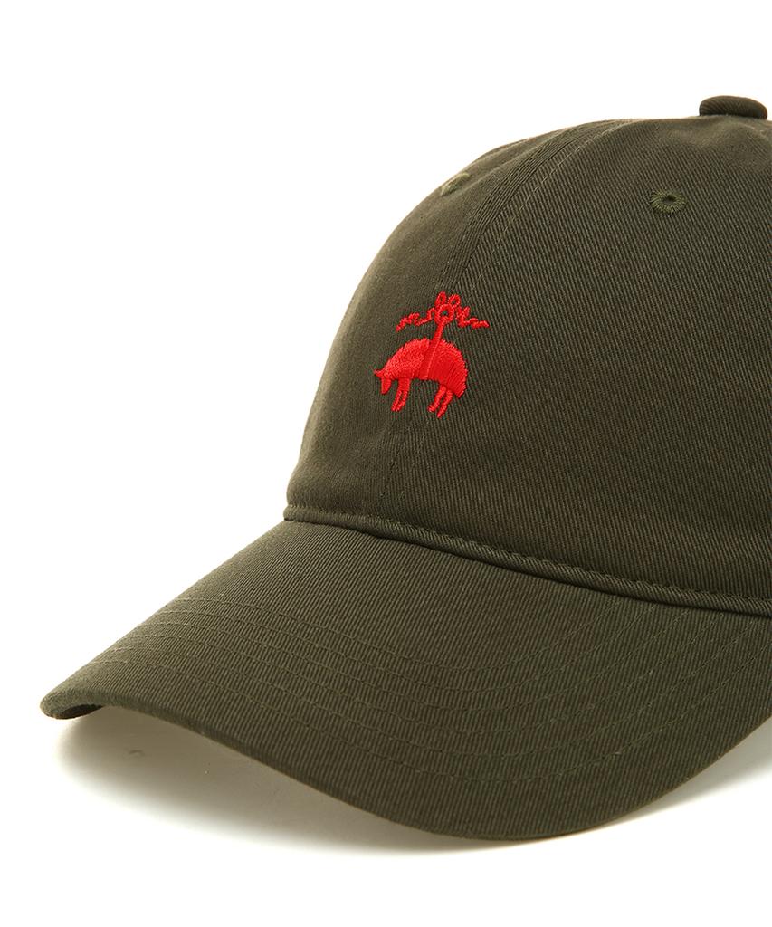 BROOKS BROTHERS [Unisex] Cotton Logo Baseball Cap (Green) (Bbacmm7320Ies)