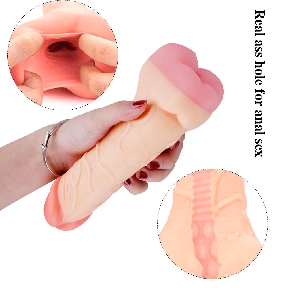 MoDi Reusable Penis Sleeve Extender Realistic Penis Condom Silicone Extension Sex Toy for Men Cock Enlarger Condom Soft Dildo