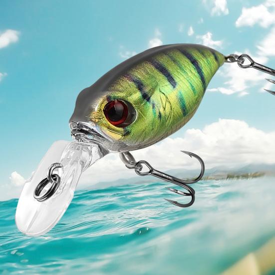 

Рыболовная приманка воблеры плавающая искусственная твердая приманка с тройным крючком реалистично выглядящая яркая цветная рыболовная приманка