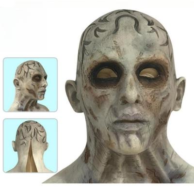 Maska čarodejníka v červenom rúchu Cosplay Dungeon Dragon Česť medzi zlodejmi Latexová helma Celotvárová pokrývka hlavy Halloweenska maškarná párty