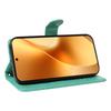For Realme 15T 5G/Realme 15 5G PU Leather Cases Flower Pattern Wallet Stand Phone Cover with Strap