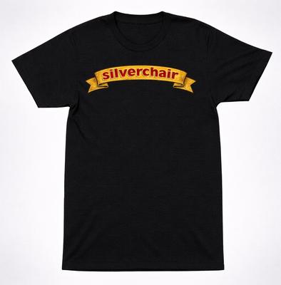 Maglietta con Logo Banner Silverchair Anni '90 Grunge Rock Alternativo Maglietta Band