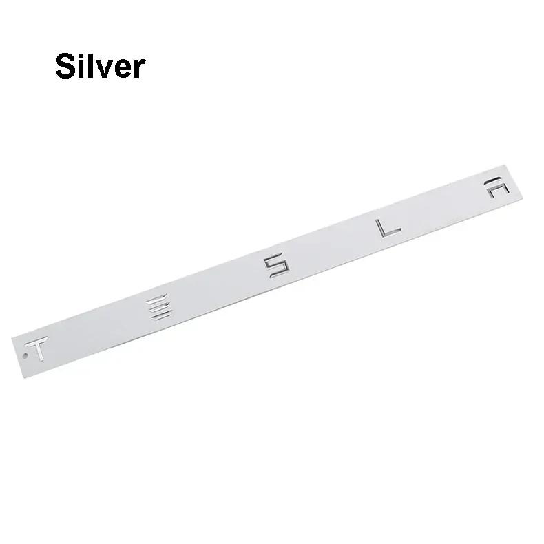 Car Sticker 2025 New Tesla ABS Car Rear Trunk Emblem for Tesla Model 3 Model S X Roadster SpaceX Refitting Badge Lettering Decal