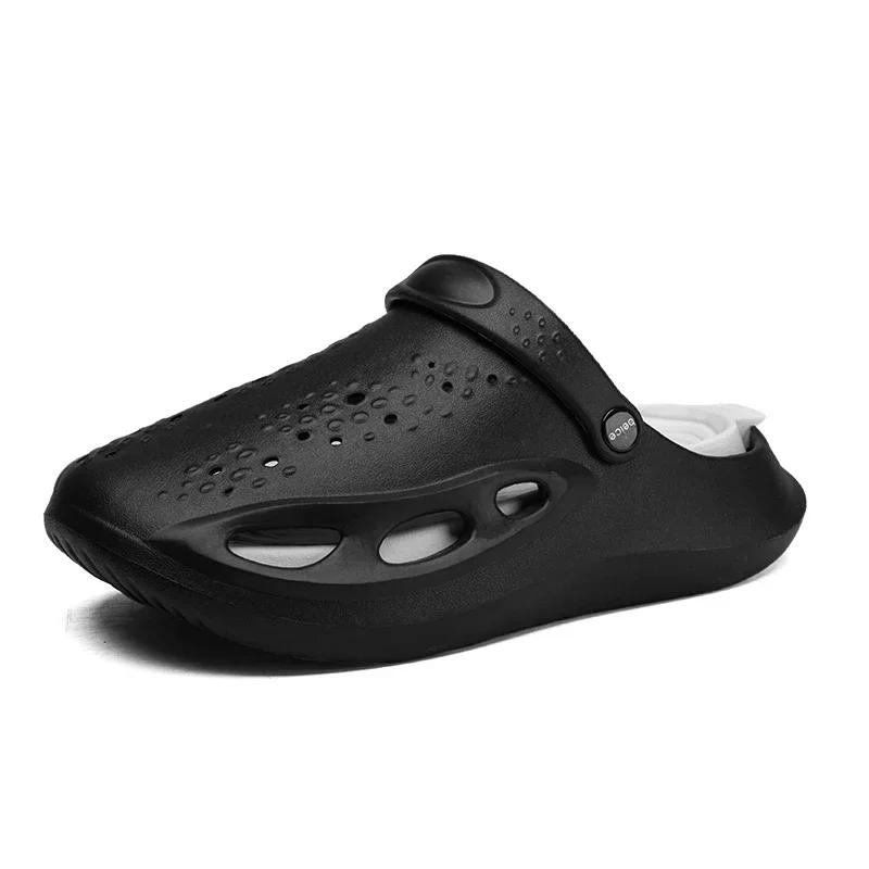 

Ортопедические шлепанцы Высокое качество 2024 Обувь для мужчин Защитные теннисные мужские кроссовки Роскошные кроссовки Тапочки для гостей Новые теннисные 40 чёрный