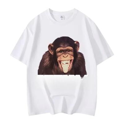 T-shirts Graphiques Mème Drôle Singe Autisme Vêtements Homme Femme T-shirt Mode de Haute Qualité T-shirts d'Été Décontractés à Manches Courtes