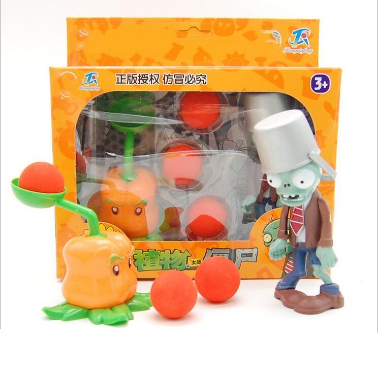 Plants vs. Zombies Toys Full Set Vinyl Catapult Boys Battle Children Toys