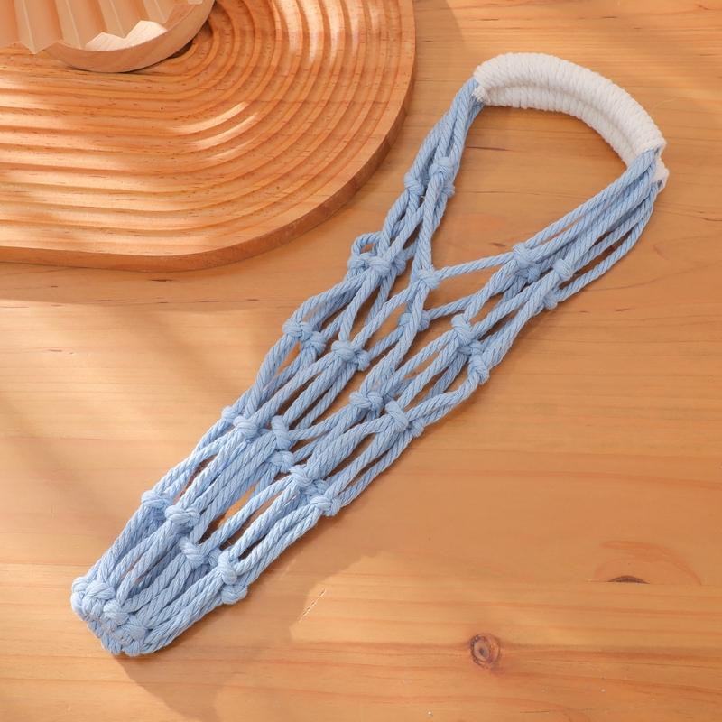 Hand-Woven Bottle Holder Cup Sleeve Handmade Drink Container Sleeve Suitable For Hiking Camping And School