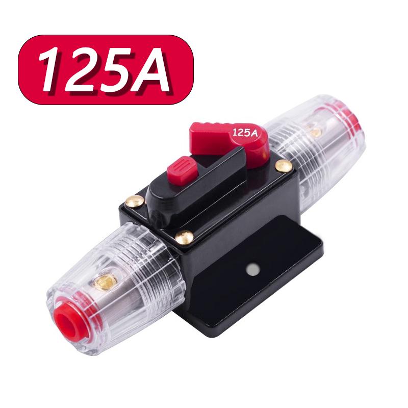 Circuit Breaker 20A To 300A Reset for Car Audio System Waterproof Marine Circuit Breaker Reset Fuse 12V-48V DC 40A 60A Circuit Breaker 6