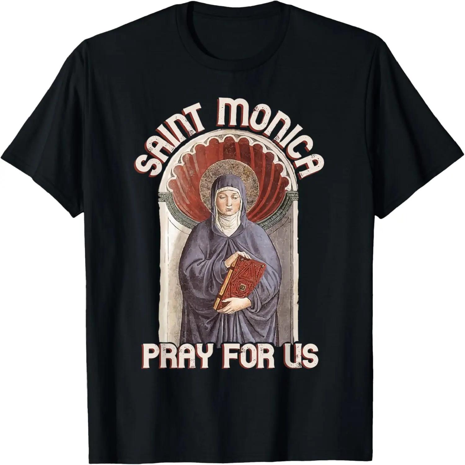 St Monica Prayer Unfaithfulness Victims Wives Catholic Saint T-Shirt XXXXL