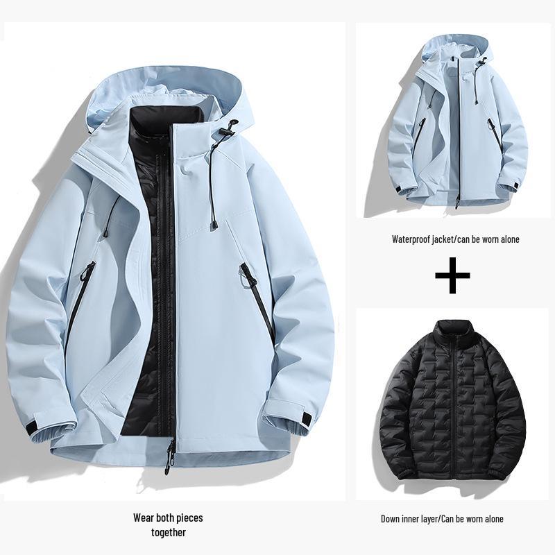 Bird's Unisex 3-in-1 Windproof & Water-Resistant Ski Jacket