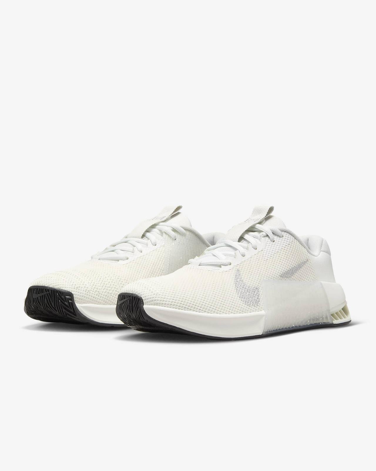 FQ7217-101 Nike Metcon 9 Premium Summit White Sail Black Metallic (Women s) 5.5W