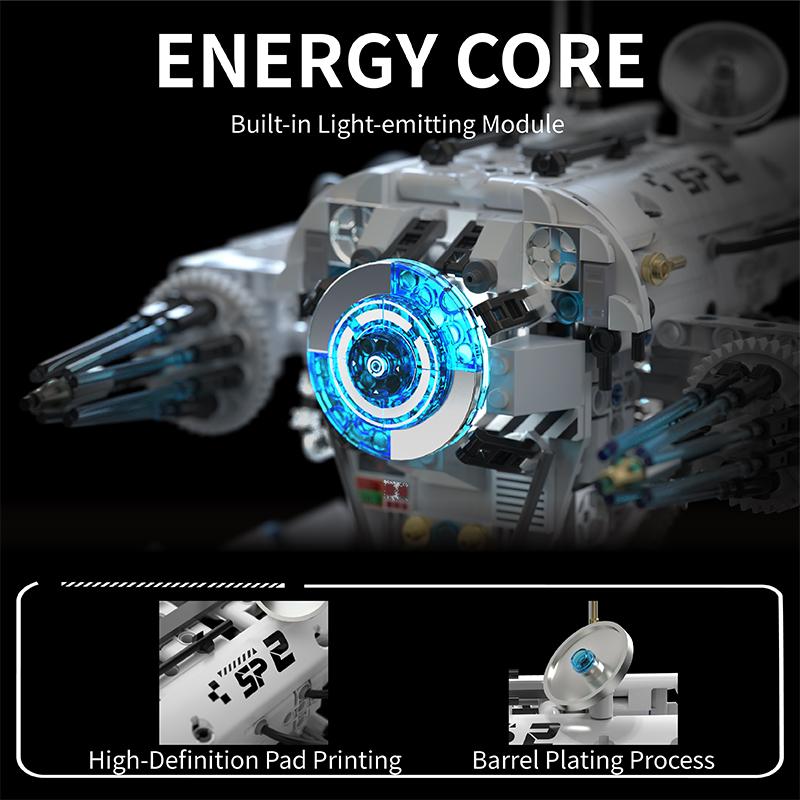 Technical Programming Hexapod Robot Science Fiction War Machine Building Blocks City Remote Control Robots Bricks Toys Boys Gift