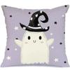 Halloween ghost decoration pillow pillow sleeve is suitable for home living room sofa waist cushion bedroom room decoration