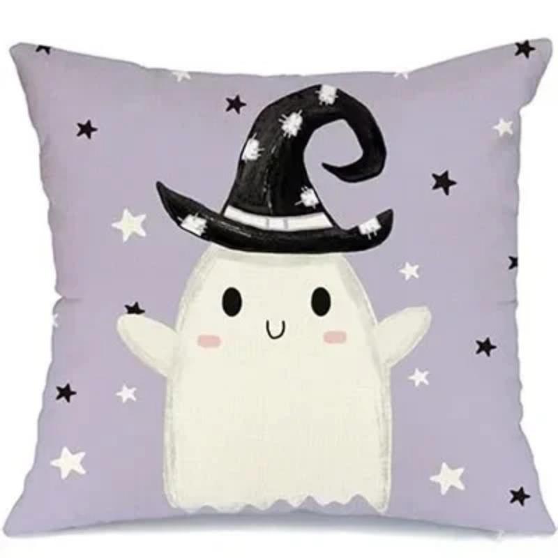 Halloween ghost decoration pillow pillow sleeve is suitable for home living room sofa waist cushion bedroom room decoration