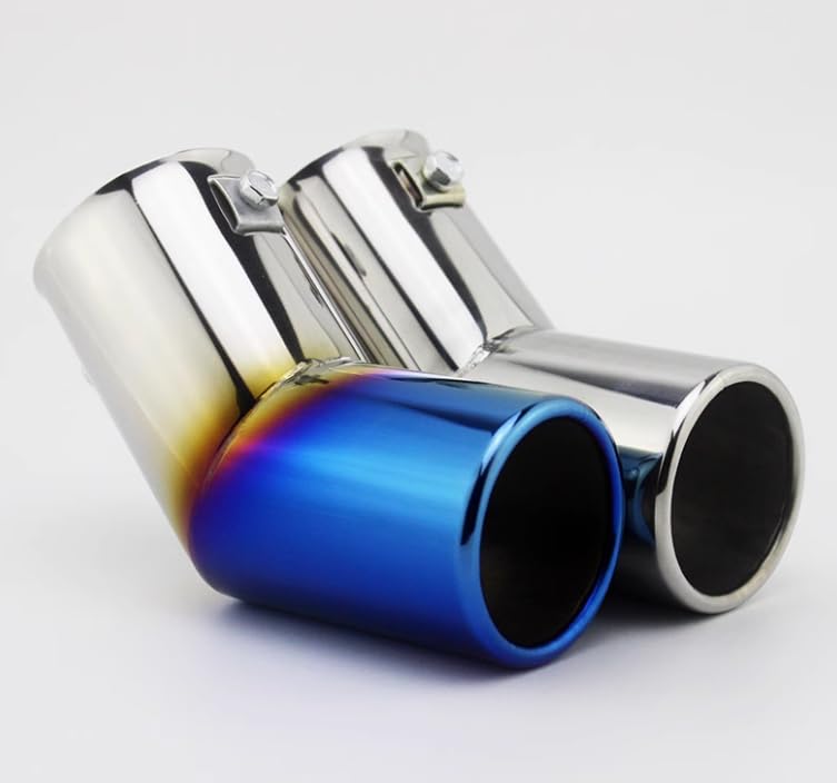 Muffler Cutter Single Car Stainless Steel Plated Downward Suzuki Hustler