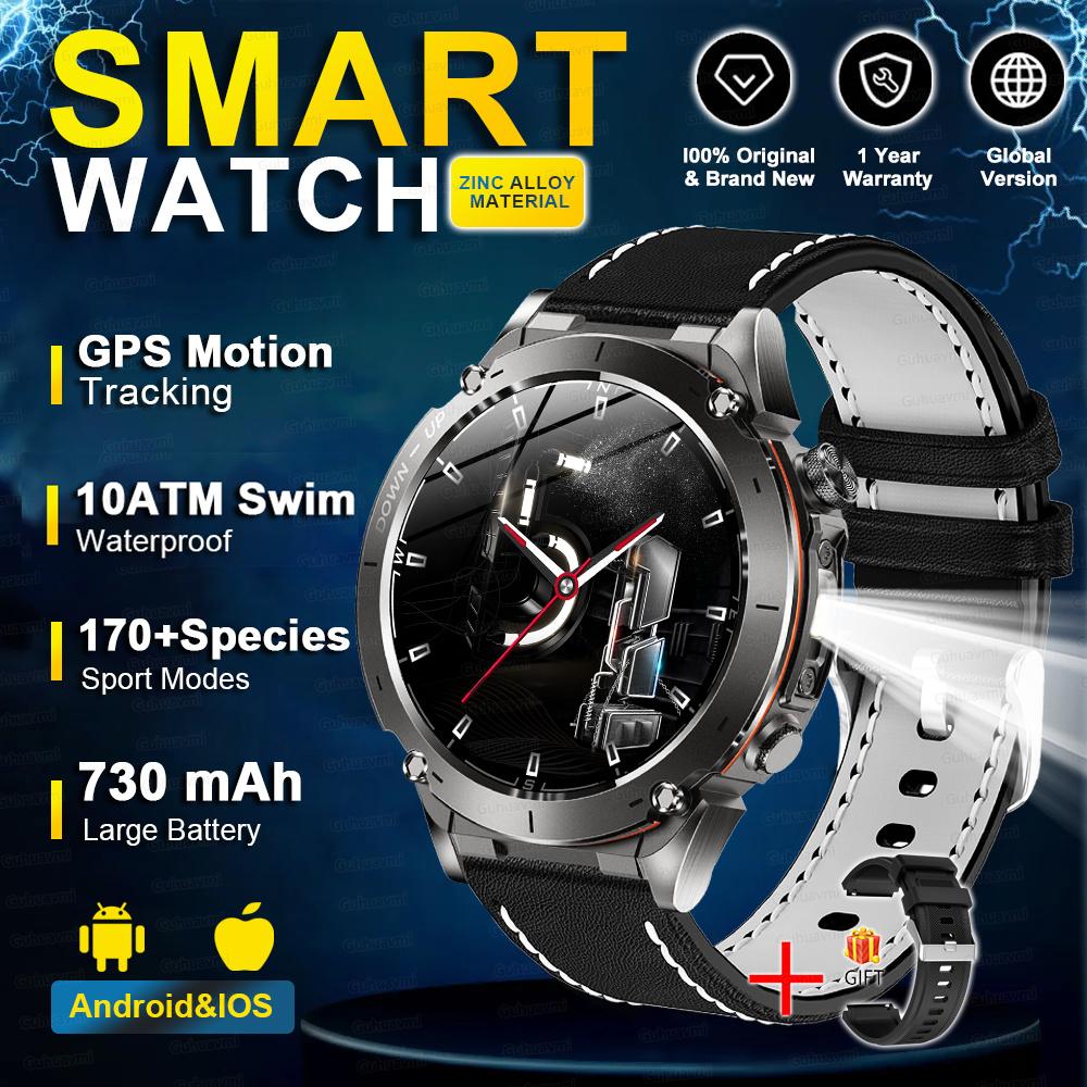 Adventure GPS Ultimate Military Edition SmartWatch AMOLED 10ATM Waterproof 730Mah Bluetooth Call Clock Man Sports Watches