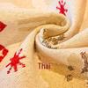 Festive Red Chenille Non-Slip Sofa Cover for All Seasons - New Year & Christmas Style