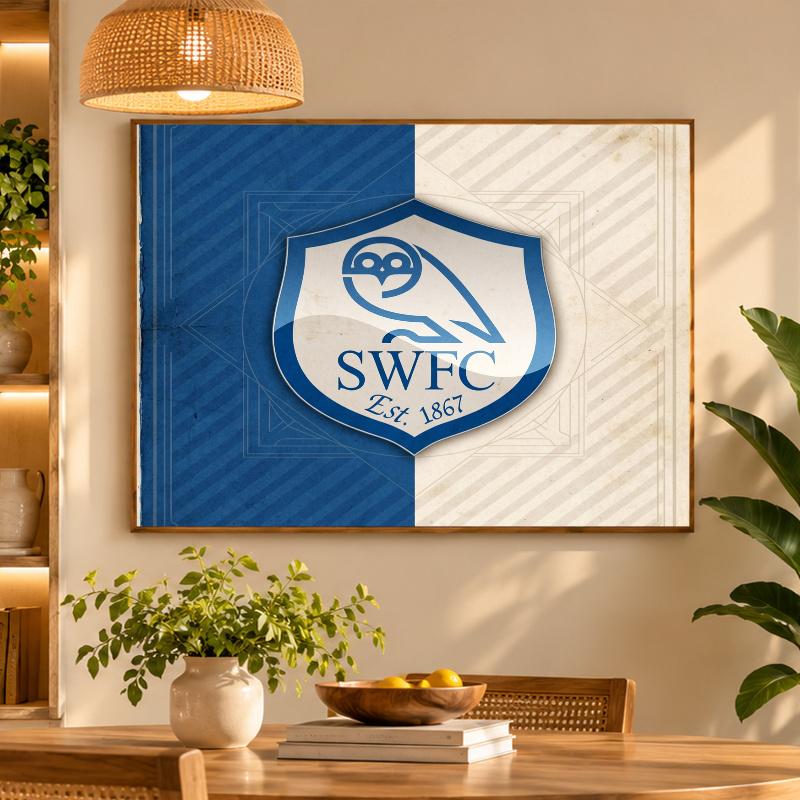 5D Diamond Painting Sheffield Wednesday DIY Full Drill Diamond Art Kit Home Decoration