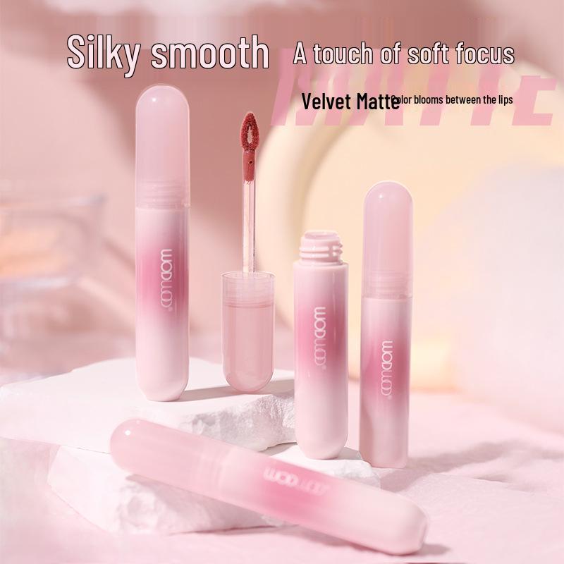 WODWOD Soft Mist Long-Lasting Matte Lip Color - Non-Stick, Non-Fading, Moisturizing, Highly Pigmented.