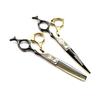 Black And Gold High-End, Freelander Bench Handle, Hair Scissors, Haircut, Flat Scissors, Bangs, Tooth Scissors, Thin Scissors