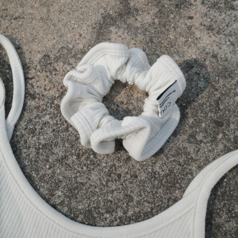COURBUI Ribbed Binding Scrunchie (5colors)