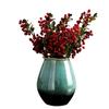 Coarse Pottery Ceramic Vase for Dried Flowers - Small Fresh Home Decor for Living Room, Dining Table, or Hydroponic Use