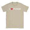 Unisex I Love Punch Monkey T Shirts  Pure Cotton Clothing Humorous Short Sleeve Crew Neck Tee Shirt New Arrival TShirt