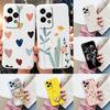 Beautiful Flowers For Honor 200 Lite Case Cute Heart Leopard Print Cover Soft Silicone Matte Protective Women Gilrs Back Fundas