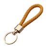 Schlüsselanhänger Lanyard Geflochtenes Seil Kunstleder Angenehmer Griff Schlüsselanhänger Aufhängeseil mit Zinklegierung Schnalle Schlüsselring