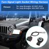 X Autohaux Turn Signal Light Socket Harness for Jeep Wrangler JK JKU 07-18 No.68030098AA