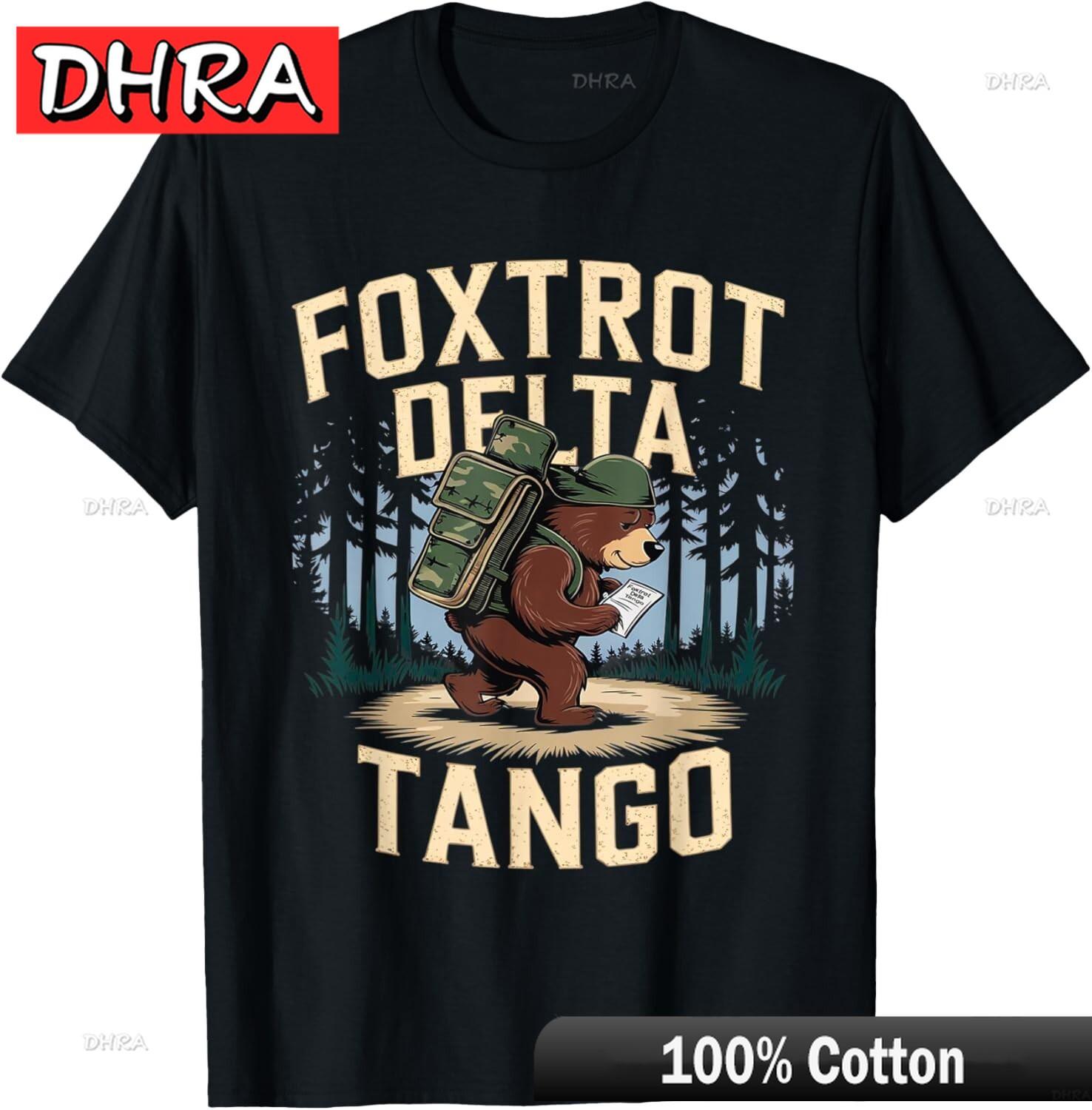 Foxtrots Deltas Tangos Funny Resist Bear TShirt Unisex TShirt in Homme Gift for Friends Short Sleeve Tee Minimalist Tops 4XL