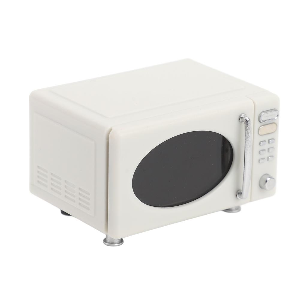 Miniaturowy Model Mikrofalówki do Domku dla Lalek Wysoka Symulacja Akcesoria Kuchenne Ozdoby Mały Dom