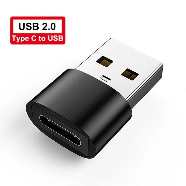 USB 3.0 til Type C Adapter LED OTG til USB C USB-A til Micro USB Type-C Hunnkontakt For HUAWEI Samsung Xiaomi POCO Adaptere