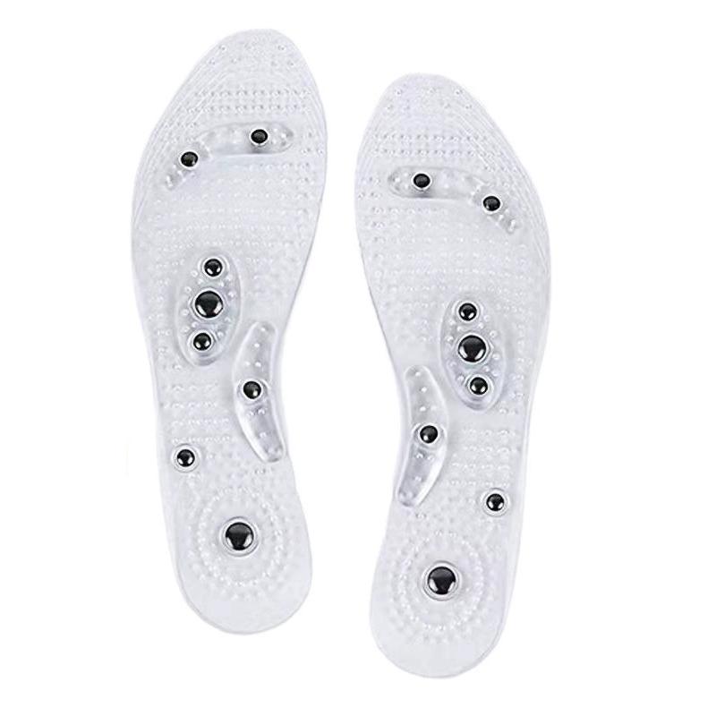 

1 пара дышащих спортивных стелек, силиконовые ортопедические массажные стельки для похудения, амортизация для беговой обуви, уход за ногами для мужчин и женщин S(EU36-43) 270mm прозрачный