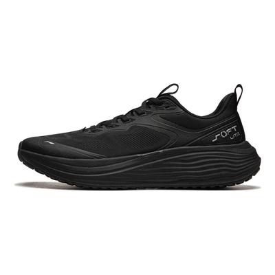 Li Ning Soft Lite Breathable Lightweight Low-Top Running Shoes Men Sneakers Black AGLU033-6