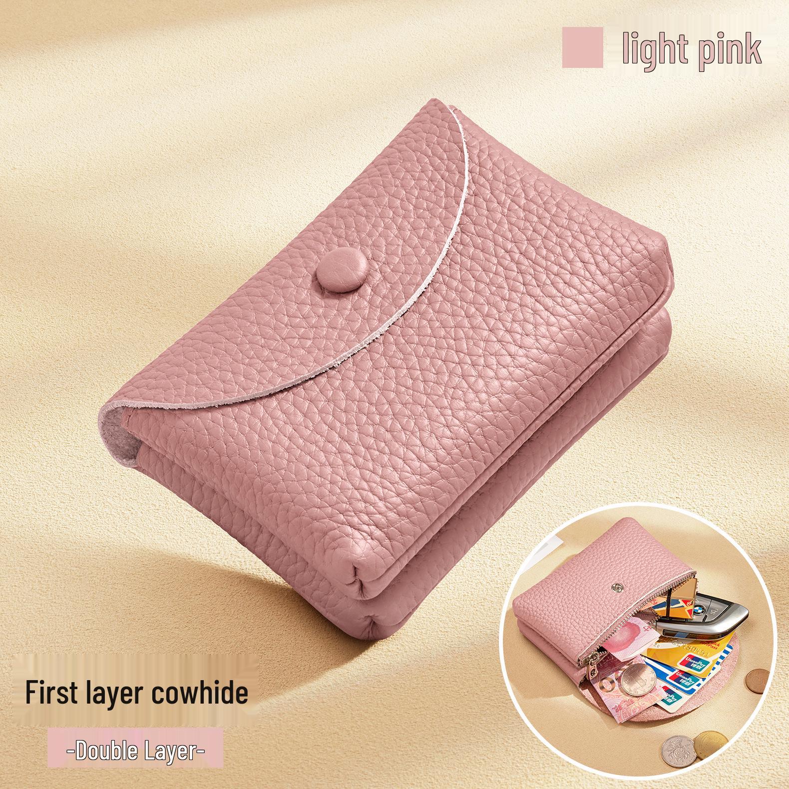 

Banyanu Women s Top Layer Cowhide Lychee Grain Wallet & Coin Purse