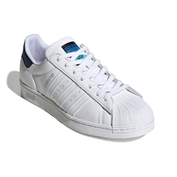Adidas Originals Superstar Comfortable Daily Low-Top Sneakers Unisex Sneakers Deep-Blue White FY1317